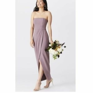 NWT WAYF The Angelique Strapless Tulip Gown